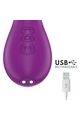 APOLO by INTENSE: Female Masturbator with 3 Motors & Oscillating Tongue