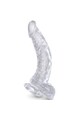 King Cock Clear: Transparent Realistic Dildo for Ultimate Sensory Experience