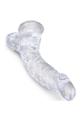King Cock Clear: Transparent Realistic Dildo for Ultimate Sensory Experience