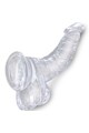 King Cock Clear: Transparent Realistic Dildo for Ultimate Sensory Experience