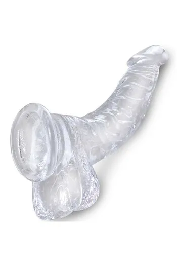 King Cock Clear: Transparent Realistic Dildo for Ultimate Sensory Experience