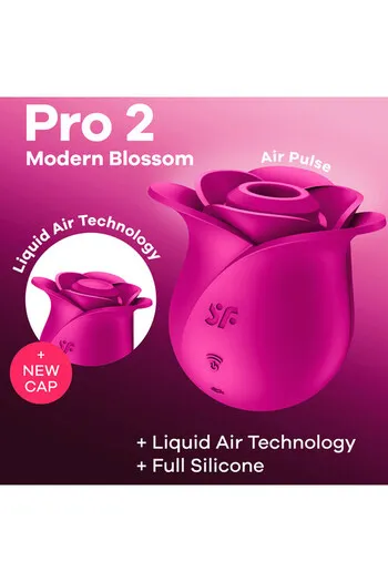 Satisfyer Pro 2 Modern Blossom: Pressure Wave Vibrator for Intense Pleasure