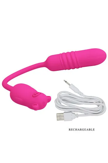 Pretty Love - Silicone Thrusting Bullet with 3 Vibration Modes