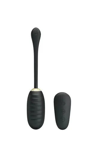 DOREEN - Black Egg Vibrator with Remote Control | Pretty Love