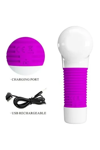 Rechargeable 7-Function Massager - Intense Vibrations
