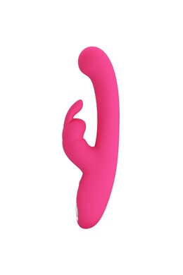 G-Spot Rabbit Vibrator with Curved Shaft - Dual Pleasure for Couples