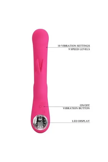 Vibratore Rabbit con Curva G-Spot - Doppio Piacere per Coppie