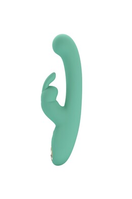 Rechargeable Rabbit Vibrator with Curved Shaft for G-Spot | Complete Sensual Experience