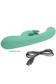 Vibratore Rabbit Ricaricabile con Ese Curvo per Punto G | Esperienza Sensuale Completa