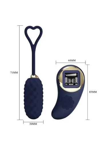 Uovo Vibro con Telecomando Wireless - 10 Funzioni di Vibrazione per Piacere Intimo