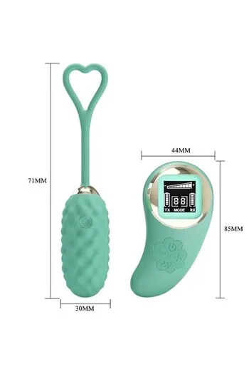 Remote Control Vibrating Egg - 10 Vibration Patterns for Intimate Pleasure