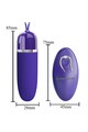 Mini Vibrating Bullet with Remote Control - 12 Vibration Functions | Intimate Toy