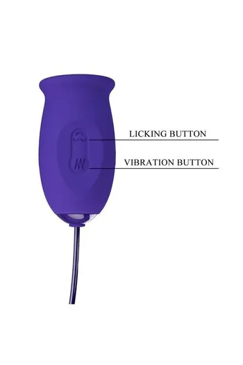 Uovo Vibratorio con Funzione Leccata: 12 Vibrazioni + 3 Stimolazioni Orali