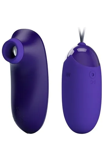Uovo Vibratorio Ricaricabile con Stimolazione a Pulsazioni - Pretty Love