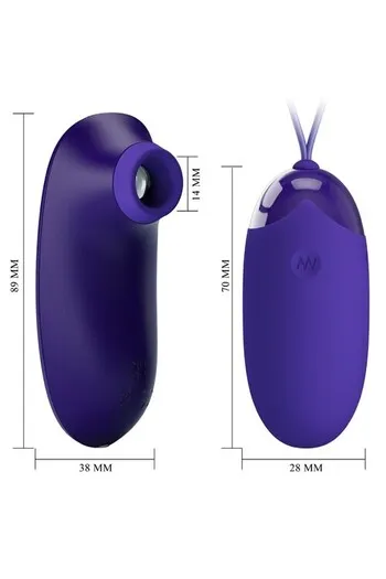 Rechargeable Vibrating Egg with Tapping Stimulation - Pretty Love