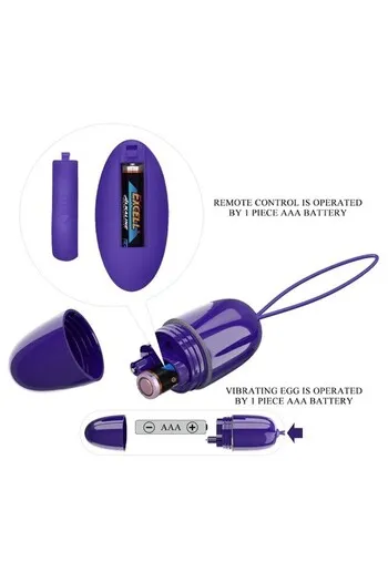 Uovo Vibrante con Telecomando Wireless - 12 Modalità di Piacere Discreto