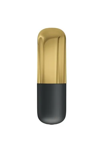 Golden Vibrating Egg with 12 Functions - Rechargeable Massager for Stimulation