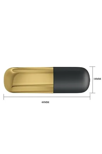 Golden Vibrating Egg with 12 Functions - Rechargeable Massager for Stimulation