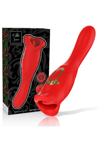 Stimolatore a forma di bocca con 20 modalità di piacere