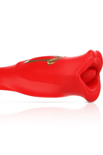 Mouth-shaped stimulator with 20 pleasure modes