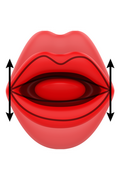 Stimolatore a forma di bocca con 20 modalità di piacere