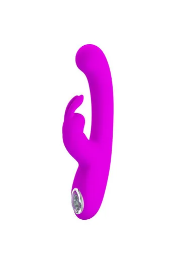 Vibratore Rabbit Curvo per Punto G e Clitoride - Piacere Intenso