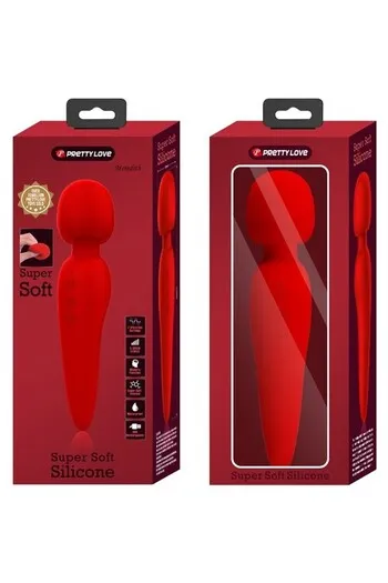 Waterproof Silicone Massager by Pretty Love - 7 Patterns for Bath & Shower