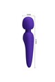 Sauve Silicone Massager - 7 Waterproof Hydrotherapy Patterns for Bath and Shower