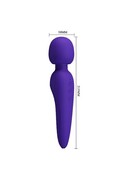 Sauve Massaggiatore in Silicone - 7 Pattern Idromassaggio Impermeabile per Bagno e Doccia