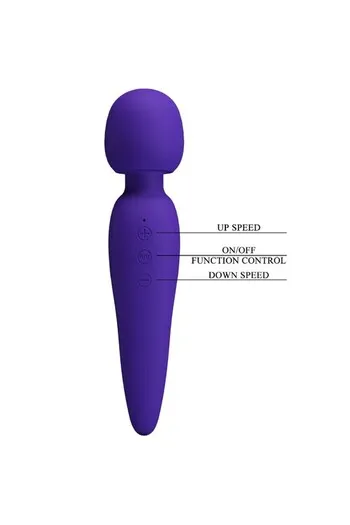 Sauve Massaggiatore in Silicone - 7 Pattern Idromassaggio Impermeabile per Bagno e Doccia