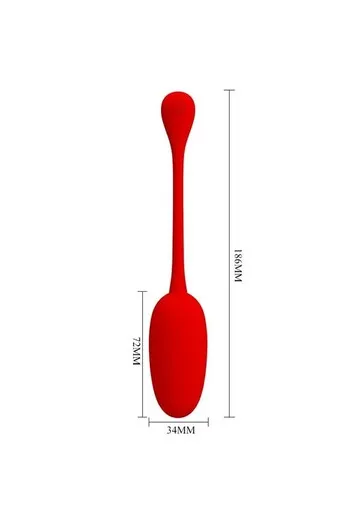 Huevo Vibrador di Silicone Pretty Love - 12 Funzioni per Notti di Estremo Piacere
