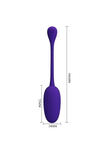 Uovo Vibro in Silicone - 12 Funzioni per Piacere Estremo