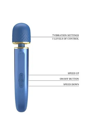 Powerful Vibration Massager with 7 Modes and 5 Speeds - Pretty Love