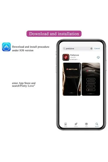 Uovo d'Amore Ricaricabile con App Pretty Love - 12 Funzioni per Piacere Senza Limiti