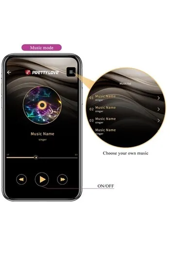 Uovo d'Amore Ricaricabile con App Pretty Love - 12 Funzioni per Piacere Senza Limiti