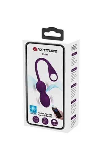 Bolle Kegel Vibranti Pretty Love - 12 Funzioni per Tonificare e Divertirti