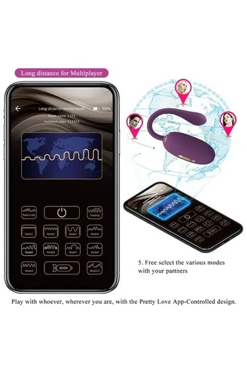 Uovo Vibro Ricaricabile con App e 12 Funzioni