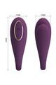12-Function Silicone Vibrator - Rechargeable Sex Toy for Couples