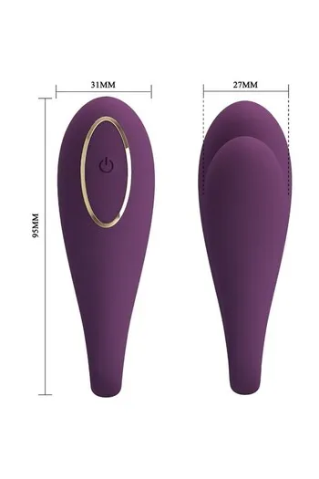 12-Function Silicone Vibrator - Rechargeable Sex Toy for Couples