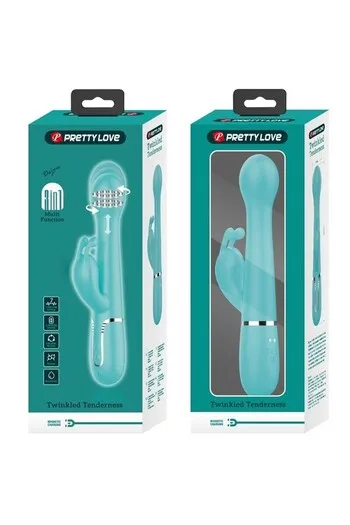 Pretty Love Rabbit Vibrator - Dual Motor Massager with 7 Functions