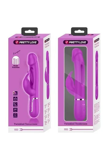 Rechargeable Rabbit Vibrator - Dual Motor for Complete Pleasure | Pretty Love