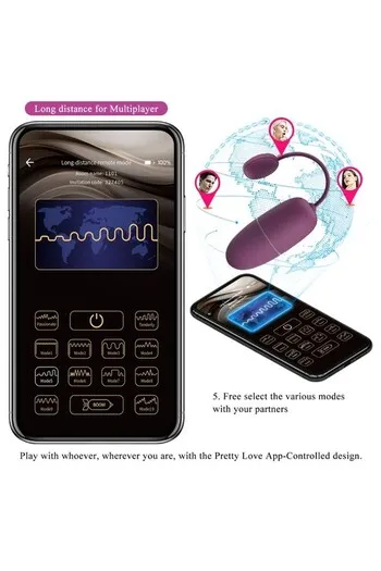 App-Controlled Vibrating Egg: Discreet Pleasure and Pelvic Floor Training