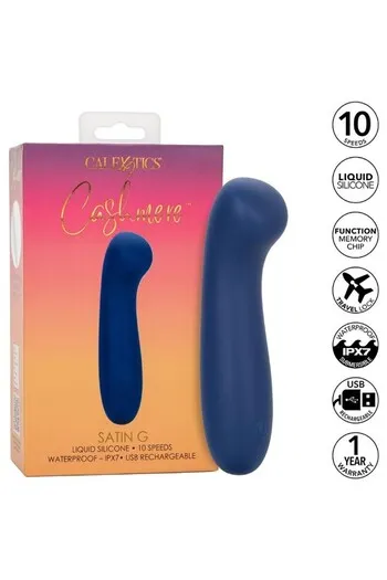 Cashmere Satin G: Powerful Massager in Liquid Silicone | CalExotics