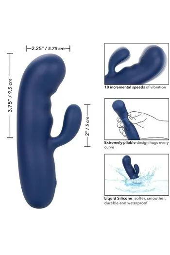 Cashmere Silk Duo - Dual Motor Massager for Deep Pleasure | CalExotics