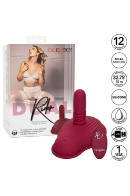 Dual Rider Remote Control Thrust & Grind: Dual Motor Massager with Remote