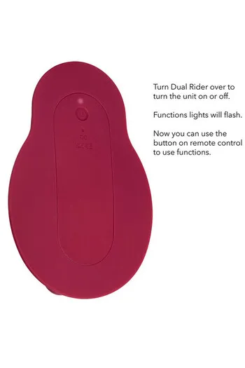 Dual Rider Remote Control Thrust & Grind: Massaggiatore a Doppio Motore con Telecomando