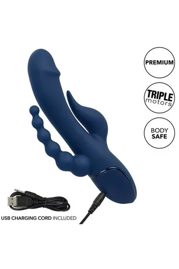 III Triple Orgasmo: Rechargeable Triple Action Massager for Extreme Pleasure
