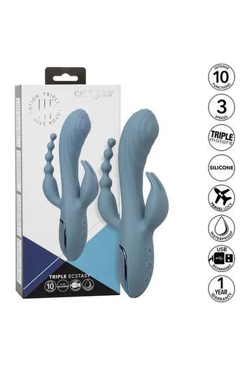 III Triple Ecstasy: Triple Action Massager for Ultimate Pleasure