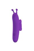 Vibratore a Dito Snail - 10 Modalità, Ricaricabile, Silicone Morado | Pretty Love