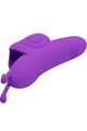 Snail Finger Vibrator - 10 Modes, Rechargeable, Purple Silicone | Pretty Love
